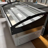 Commercial Stainless Steel Double-temperature Three-step Open Refrigerated Display Cabinet