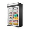 Top-mounted Unit Refrigerated And Frozen Display Cabinet-black