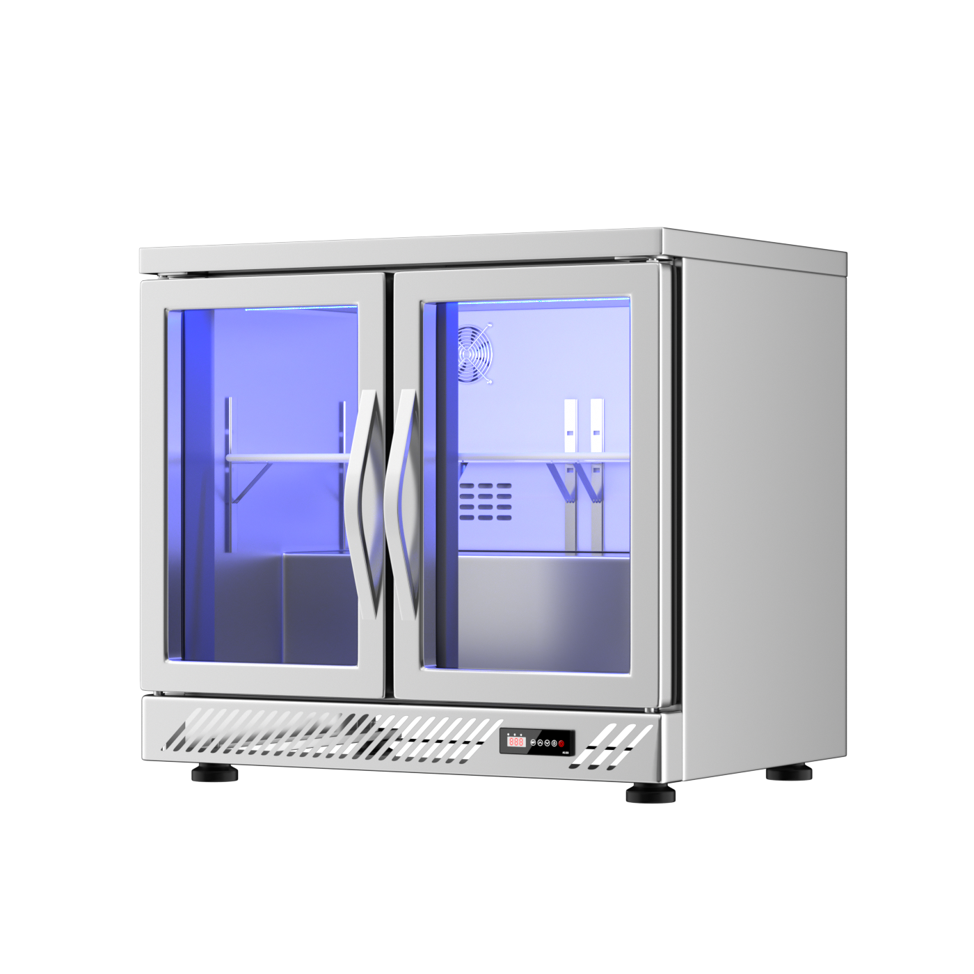 White Back Bar Cooler