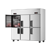 Commercial Stainless Steel Six-door Dual-temperature Freezer