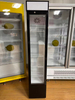 Ultra-narrow refrigerated display cabinet