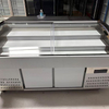 Commercial Stainless Steel Double-temperature Three-step Open Refrigerated Display Cabinet