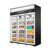 Top-mounted Unit Refrigerated And Frozen Display Cabinet-black